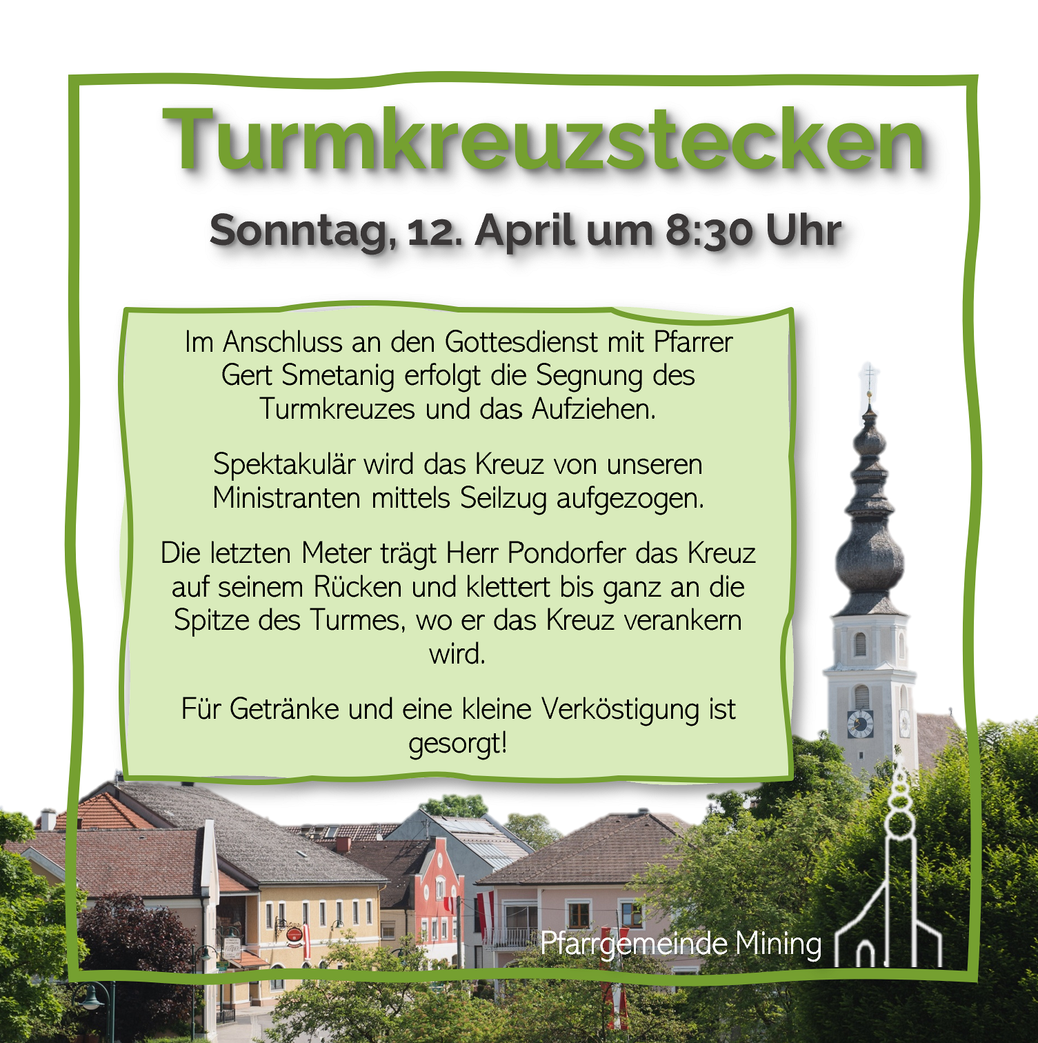 Turmkreuzsteckung