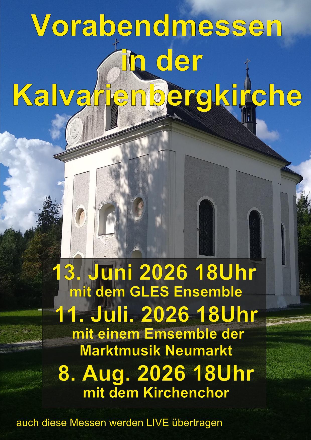Vorabendmessen Kalvarienbergkirche