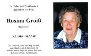 Rosina Groiß