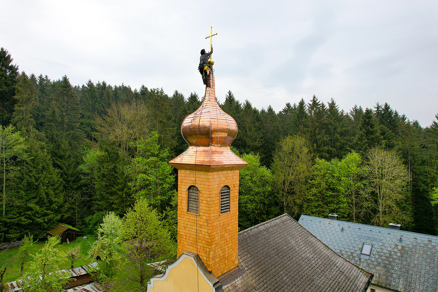 Renovierung Turm Bründlkirche