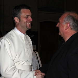 Noch ein Gratulant: fr. Ewald Nathanael Donhoffer.