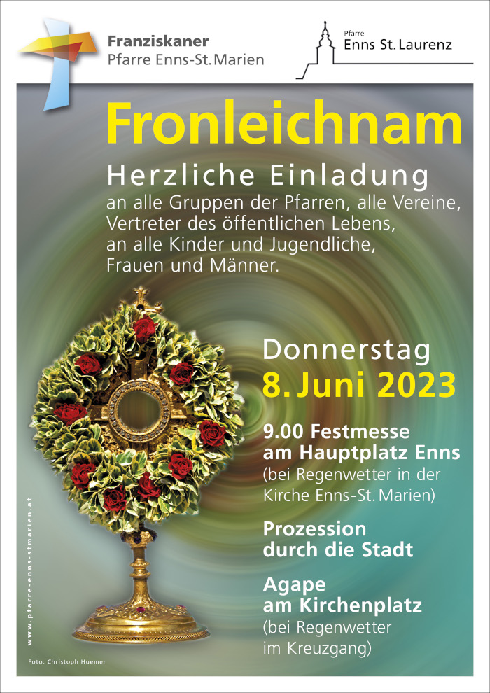 Plakat Fronleichnam 2023