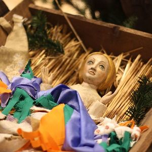 Kirchenschmuck am Hl. Abend in St. Quirinus