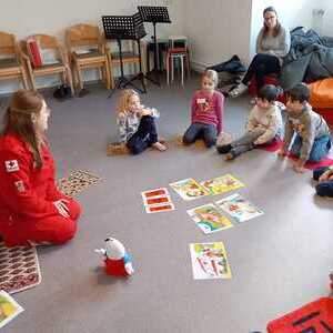 ROKO zu Besuch im Kiga