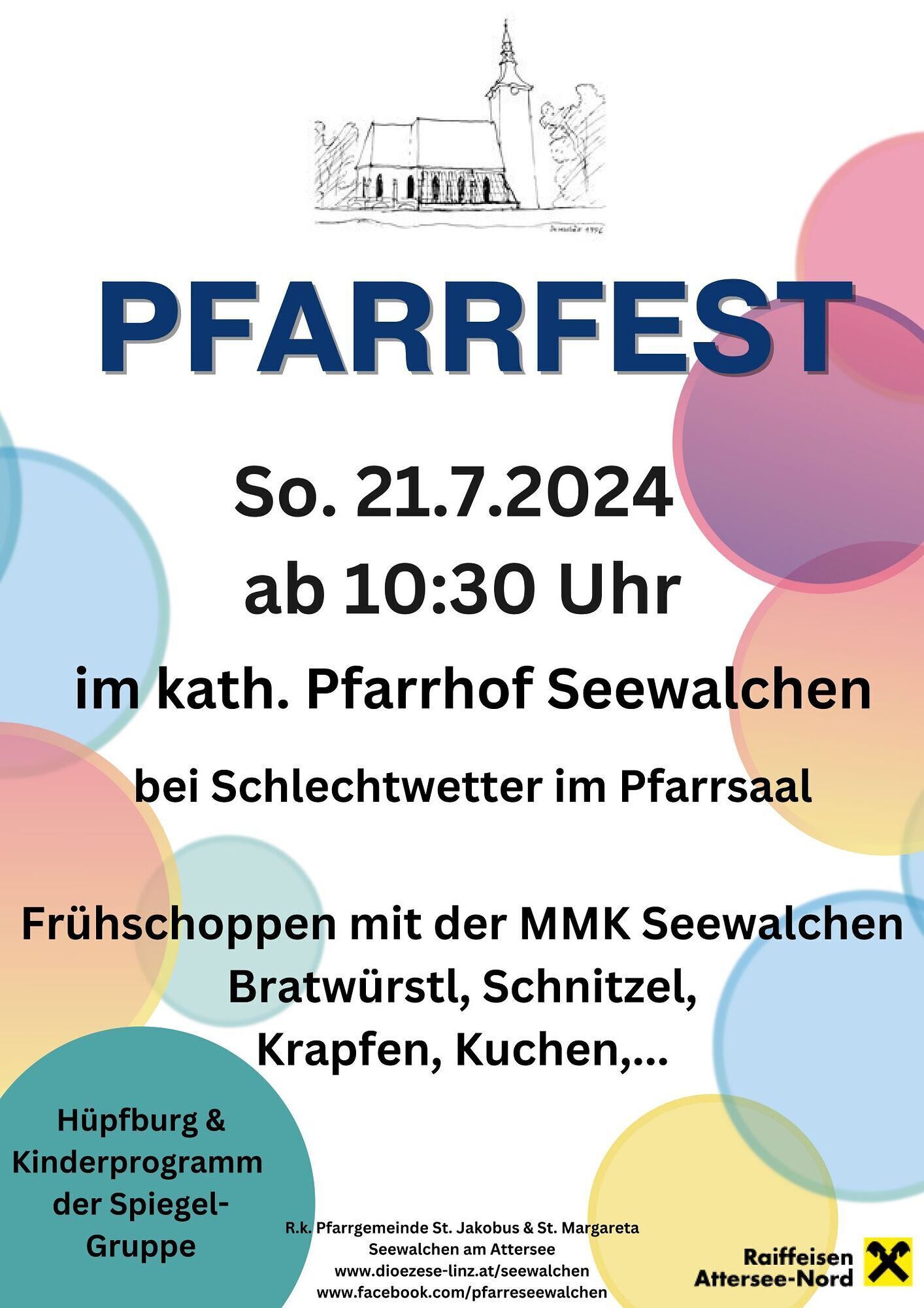 Pfarrfest Plakat