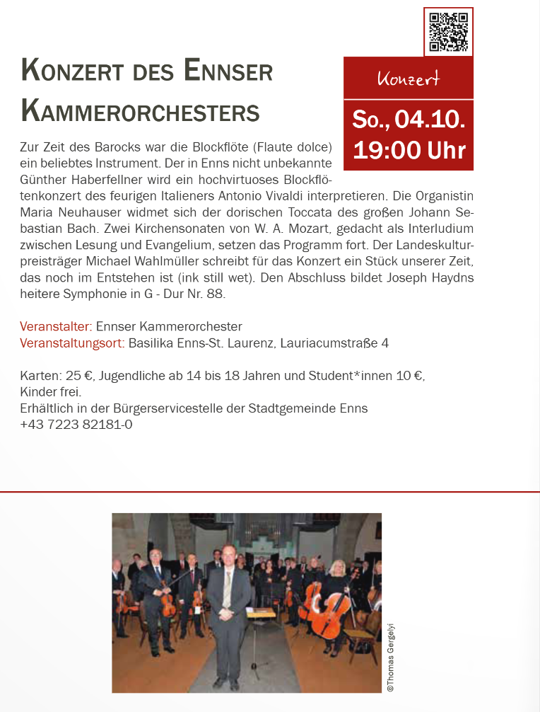 Ennser Kammerorchesterkonzert