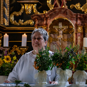 Kräuterbüschelweihe, Weißwurstfrühschoppen, Dank und Willkommenheißen
