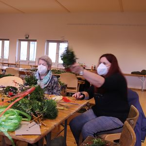 Palmbuschenbinden in St. Quirinus