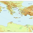Mittelmeerkarte (Ausschnitt)
