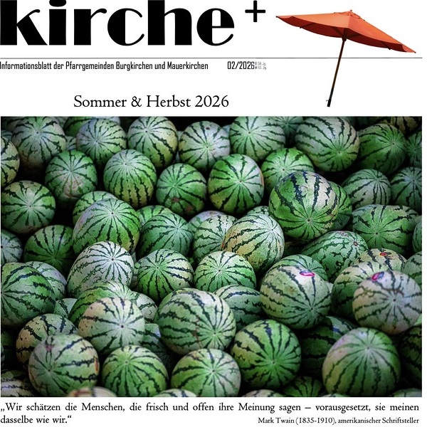 Pfarrblatt Burgkirchen/Mauerkirchen Sommer 2026