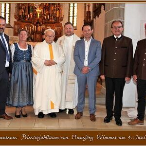 Diamantenes Priesterjubiläum Pfarrer Wimmer