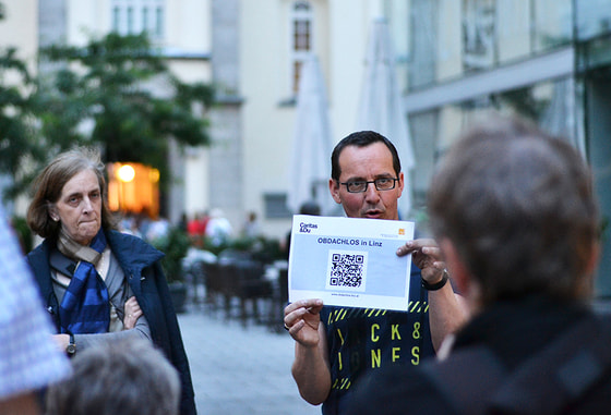 Bei der Langen Nacht der Kirchen 2017 führte Helmut Eder Interessierte durch das Linz für Obdachlose.