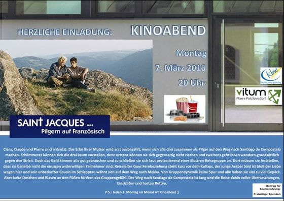 Kinoabend 'Saint Jacques - Pilgern auf Französisch'