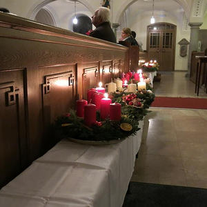 Adventkranz-Segnung