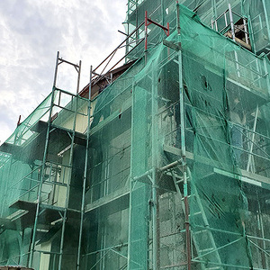 Arbeiten an der Tumfassade