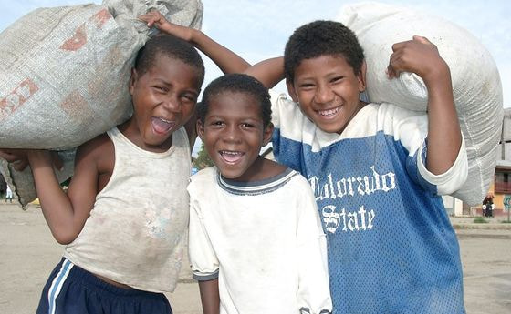 Straßenkinder in Ecuador