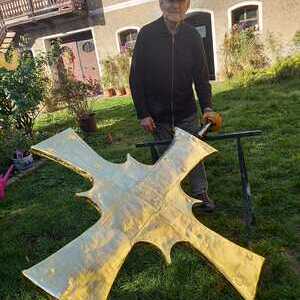 Turmkreuz Erntedanksonntag