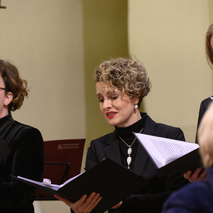 Martina Daxböck (Sopran), Martha Hirschmann (Alt) und Bernd Lambauer (Tenor)