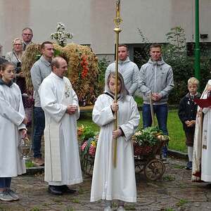 Segnung der Erntekrone