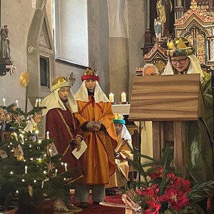 Sternsinger beim Gottesdienst