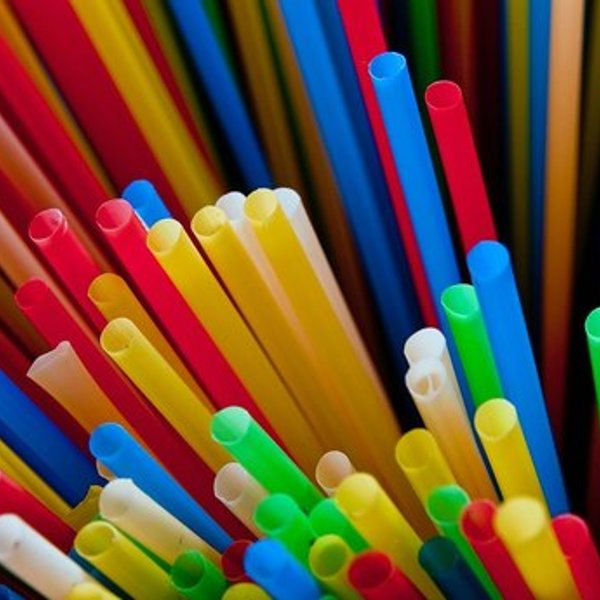 bunte Trinkhalme