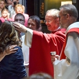 Firmung  am 18. Mai 2013 in Leonding Pfarre St. Michael, Ca. 60 Firmlingen waren nach Leonding gekommen und wurden durch Generalvikar Dr Seherin Lederholger gefirmt.Bild: Jack Haijes