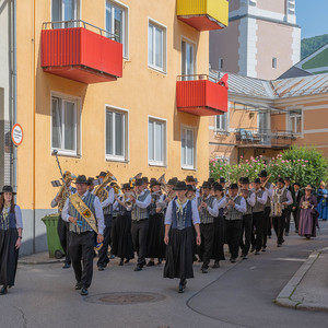 Gottesdienst und Fronleichnamsprozession in Kirchdorf/Krems