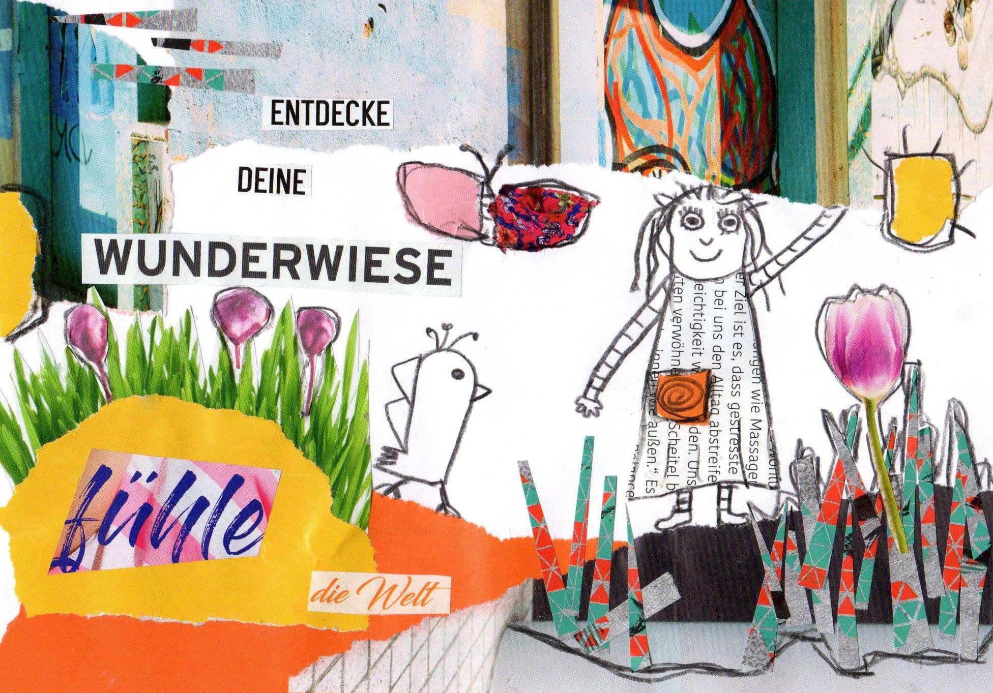 Collage „Entdecke Deine Wunderwiese“