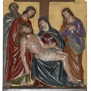 Jesus wird vom Kreuz genommen und in den Schoß seiner Mutter gelegt