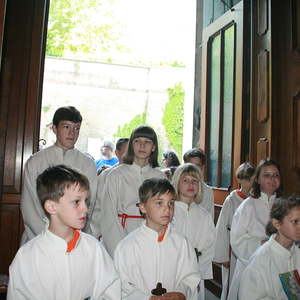 Einzug in die Stiftskirche