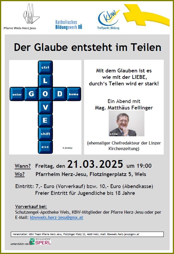 Glaube entsteht im Teilen