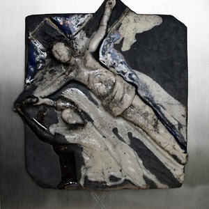 XI. STATION  Jesus wird ans Kreuz genagelt