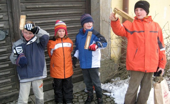 Ratschen am Karsamstag 2008