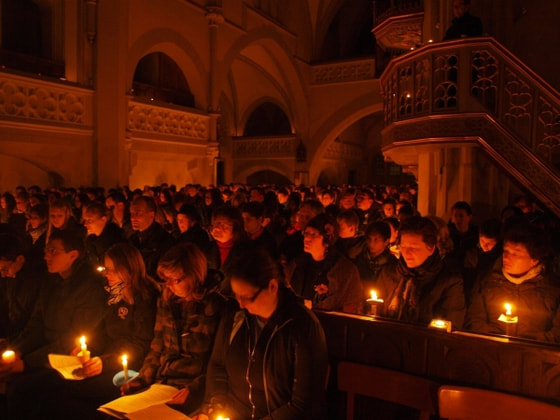 Auferstehungsfeier Dekanat Weyer / © Diözese Linz Auferstehungsfeier der Katholischen Jugend in Maria Neustift