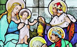 Weihnachtsmarke 2017: Anbetung der Könige, Altschwendt