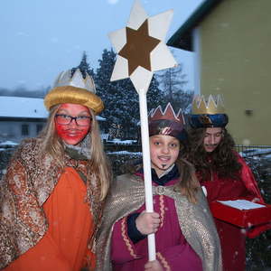 Sternsinger unterwegs
