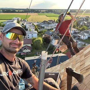 Erneuerung Zwiebelturm Pfarrkirche Burgkirchen
