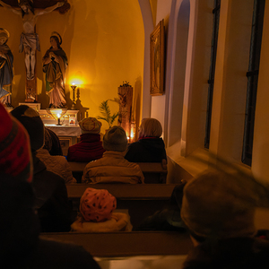 Abendweg von der Pfarrkirche Kirchdorf zum KalvarienbergkapelleFoto Jack Haijes