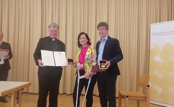 Severinmedaille für Margit und Dr. Franz Gruber