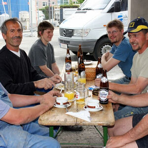 Neugestalteter Kirchenplatz 