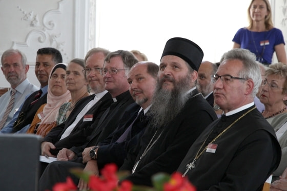 Ehrengäste bei der Sommerakademie 2017 im Stift Kremsmünster.