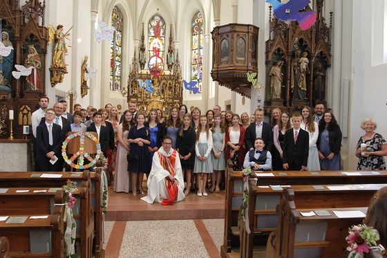 Firmung 2022 in der Pfarre Pollham