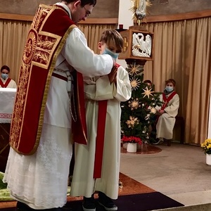 Aufnahme  der Ministranten 26.12.20