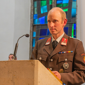 Florianimesse der Feuerwehr Kirchdorf in der Pfarrkirche mit Pfarrer P.Severin Kranabitl