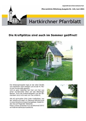 Pfarrblatt Juni 2021