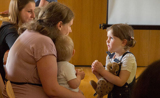 Zwergen-Gottesdienst und Fahrradsegnung