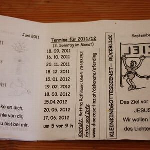 Kleinkindergottesdienst