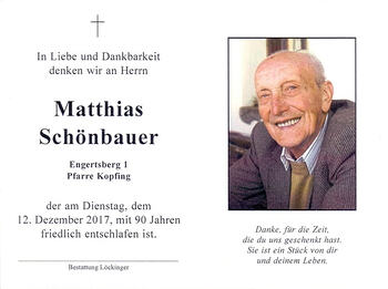 Matthias Schönbauer / © Pfarrgemeinde Kopfing Matthias Schönbauer