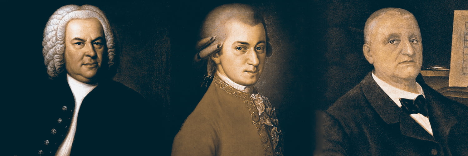 Johann Sebastian Bach | Wolfgang Amadeus Mozart | Anton Bruckner