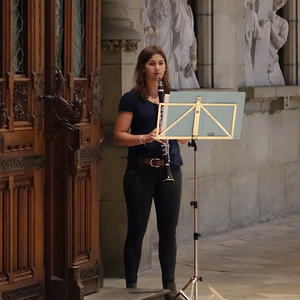 Ensemble CLARISSMA bei der Probe für den Raumklang 2018 im Linzer Mariendom